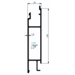 Bordwand mitte 25 x 100 elox L= 6300mm | Bild 3