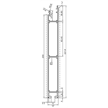 Bordwand unten 25 x 200 elox L=6300mm | Bild 2
