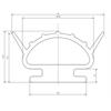 Türdichtgummi für Portaltür und Seitentür Aluteam Kofferaufbau
